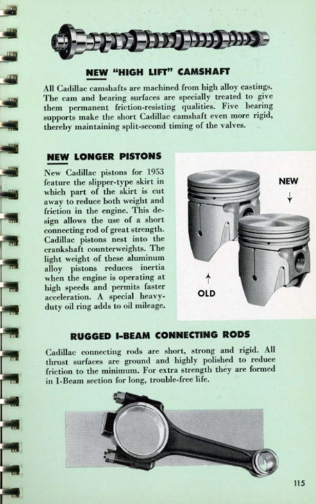 1953 Cadillac Salesmans Data Book Page 100